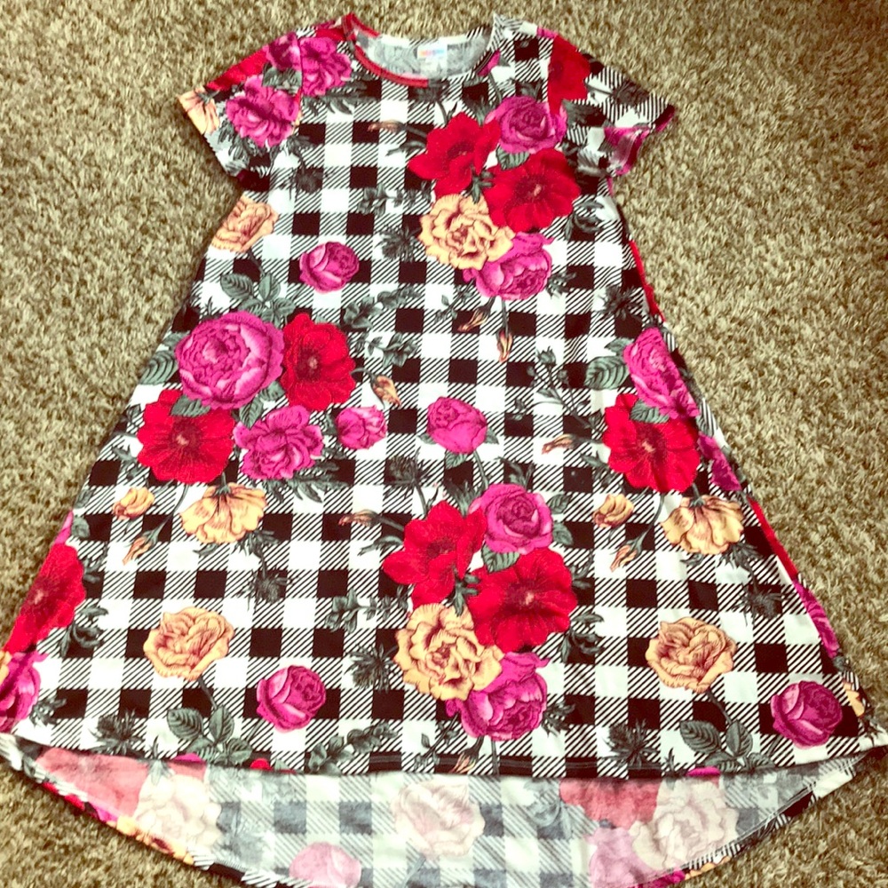 LuLaRoe Buffalo Check Carly Dress
